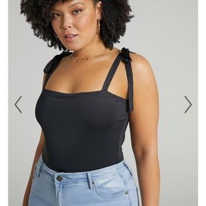 Crave Me bodysuit in black